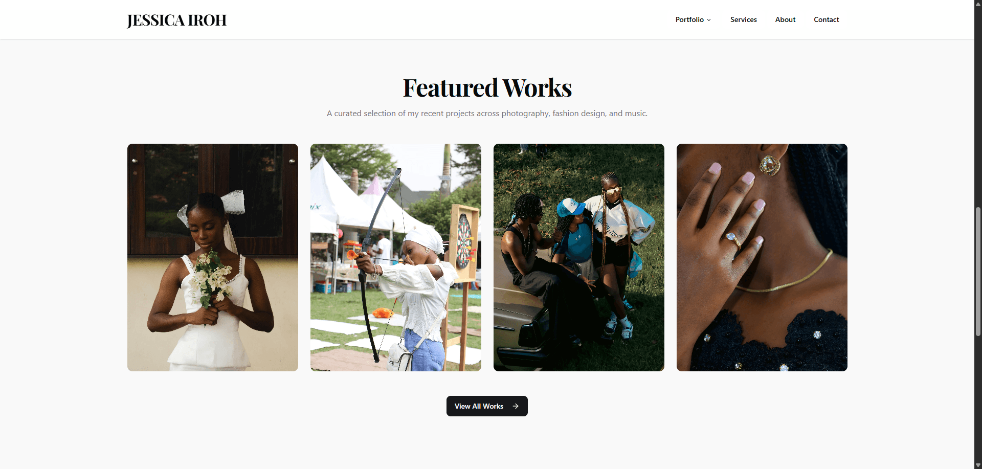 Jessica Iroh - A Digital Identity for a Multi-Disciplinary Artist - Image 2