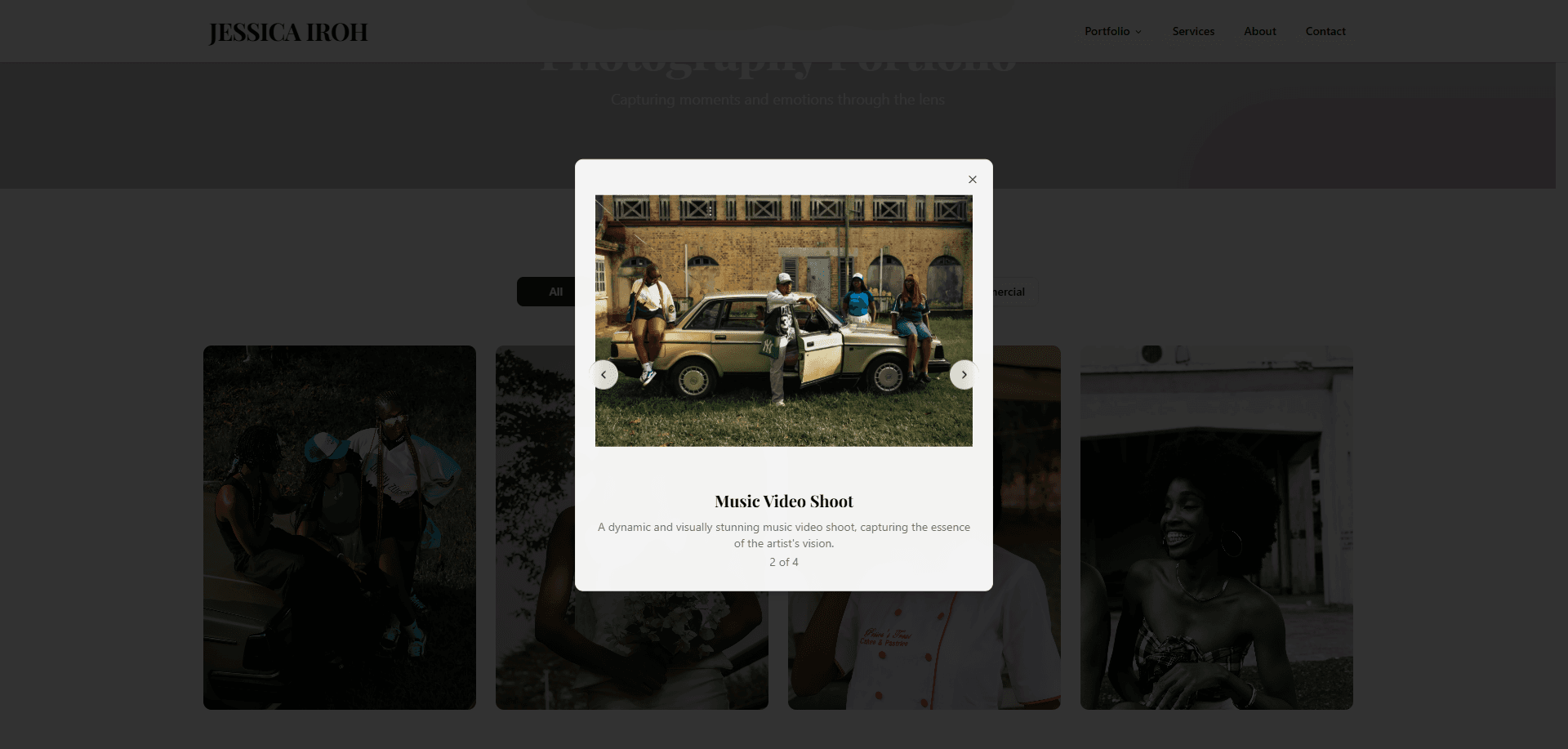 Jessica Iroh - A Digital Identity for a Multi-Disciplinary Artist - Image 1