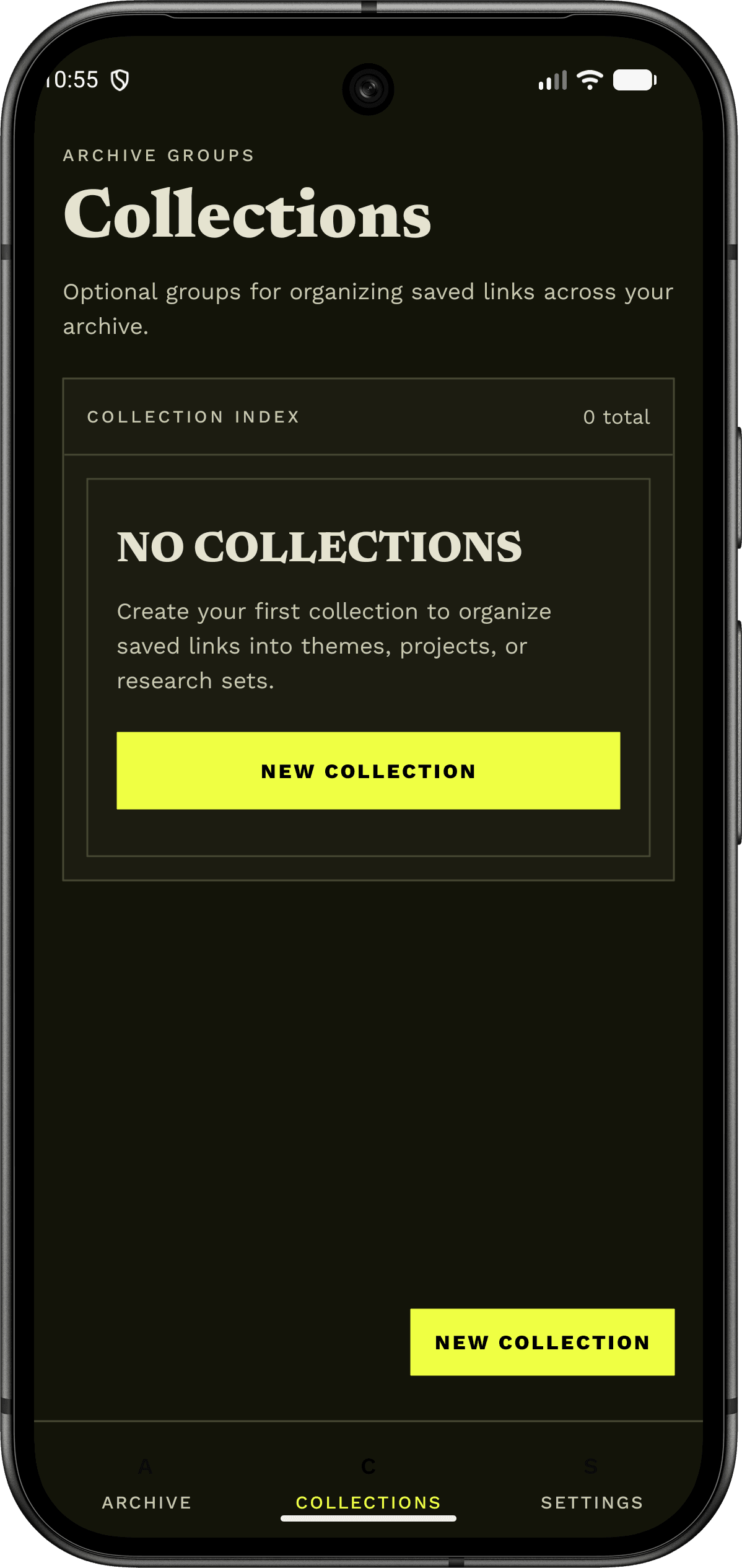 Archive - Screen 2